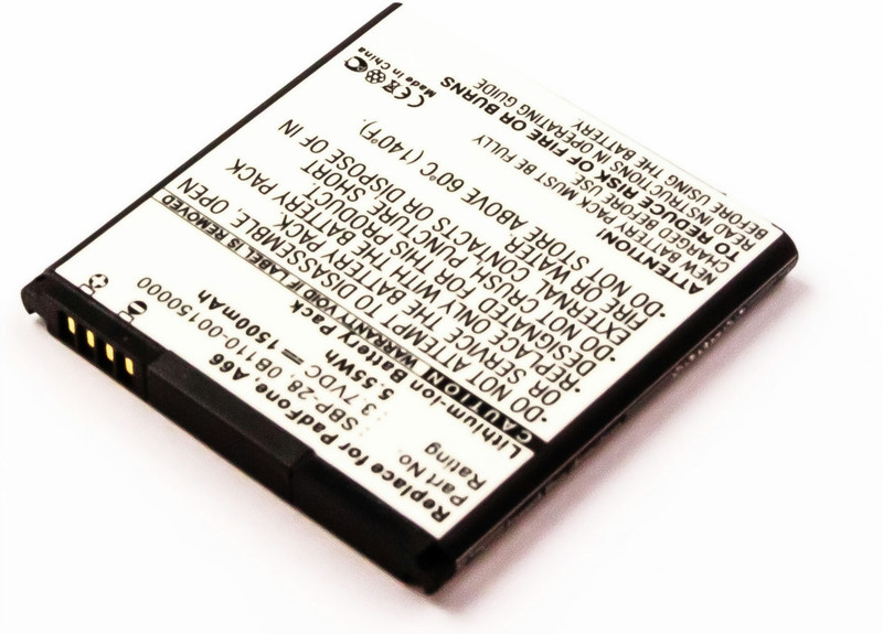 MicroBattery MBPDA0002 Lithium-Ion (Li-Ion) 1500mAh 3.7V Wiederaufladbare Batterie