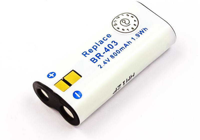 MicroBattery MBPDA0008 Nickel Metal Hydride 800mAh 2.4V rechargeable battery