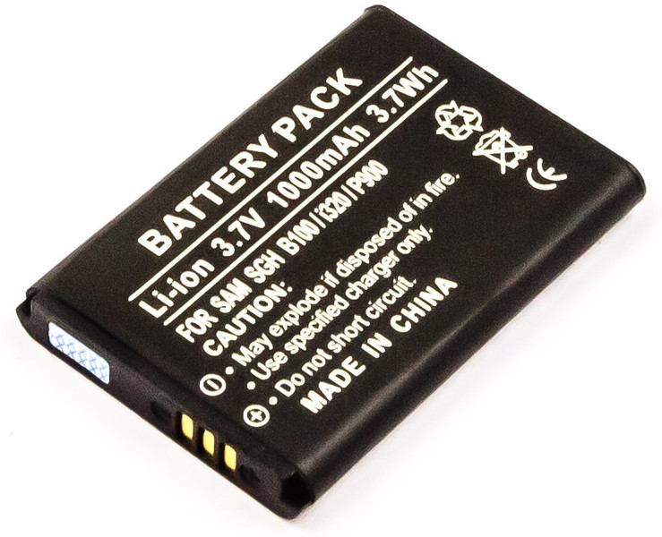MicroBattery MBXSA-BA0008 Lithium-Ion (Li-Ion) 1000mAh 3.7V rechargeable battery