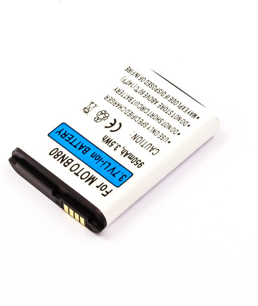 MicroBattery MBXMO-BA0005 Lithium-Ion (Li-Ion) 950mAh 3.7V rechargeable battery