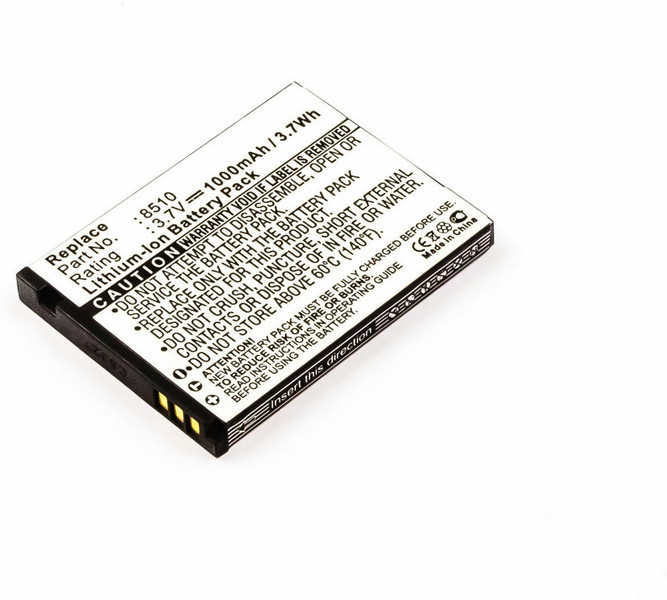MicroBattery MBXMISC0006 Lithium-Ion (Li-Ion) 1000mAh 3.7V rechargeable battery