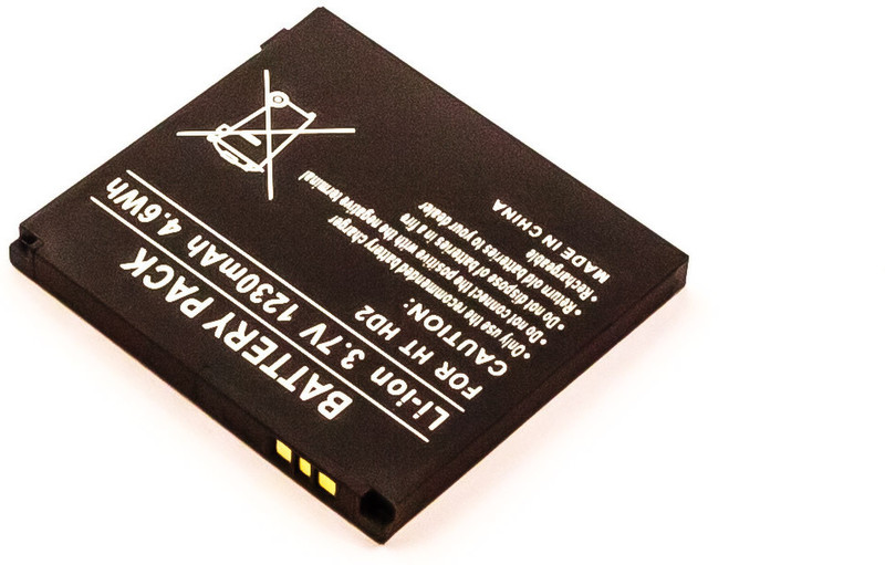 MicroBattery MBXHTC-BA0023 Lithium-Ion (Li-Ion) 1230mAh 3.7V rechargeable battery