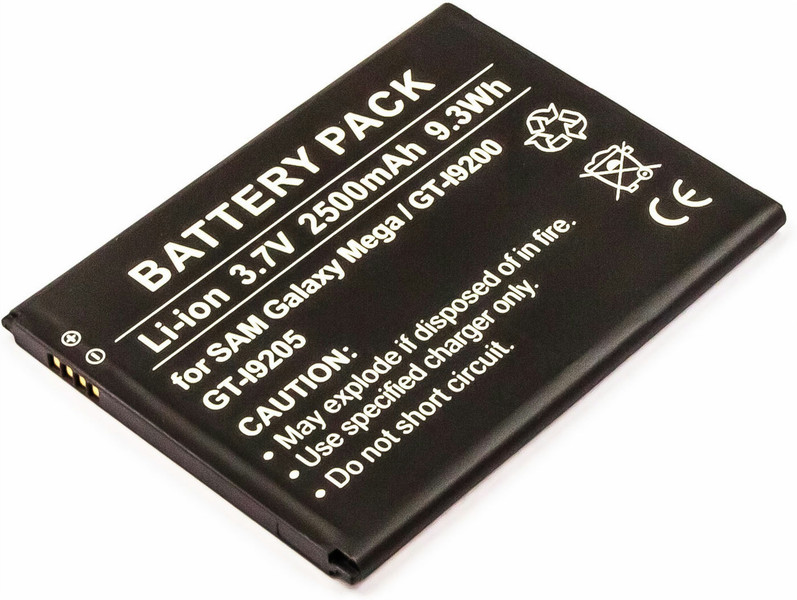 MicroBattery MBXSA-BA0045 Lithium-Ion (Li-Ion) 2500mAh 3.7V rechargeable battery