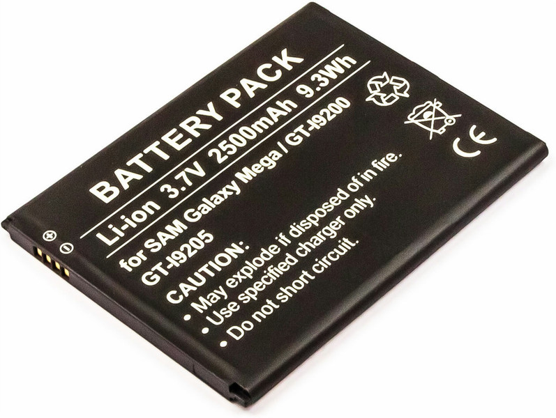 MicroBattery MBXSA-BA0045 Литий-ионная (Li-Ion) 2500мА·ч 3.7В аккумуляторная батарея