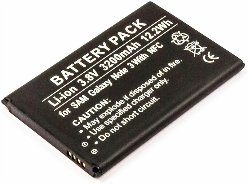 MicroBattery MBXSA-BA0048 Литий-ионная (Li-Ion) 3200мА·ч 3.8В аккумуляторная батарея