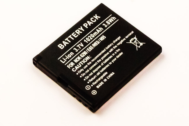 MicroBattery MBXMISC0013 Lithium-Ion (Li-Ion) 1020mAh 3.7V rechargeable battery