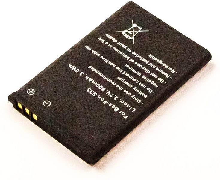 MicroBattery MBXMISC0014 Lithium-Ion (Li-Ion) 800mAh 3.7V Wiederaufladbare Batterie