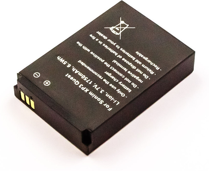 MicroBattery MBXMISC0137 Lithium-Ion (Li-Ion) 1750mAh 3.7V rechargeable battery