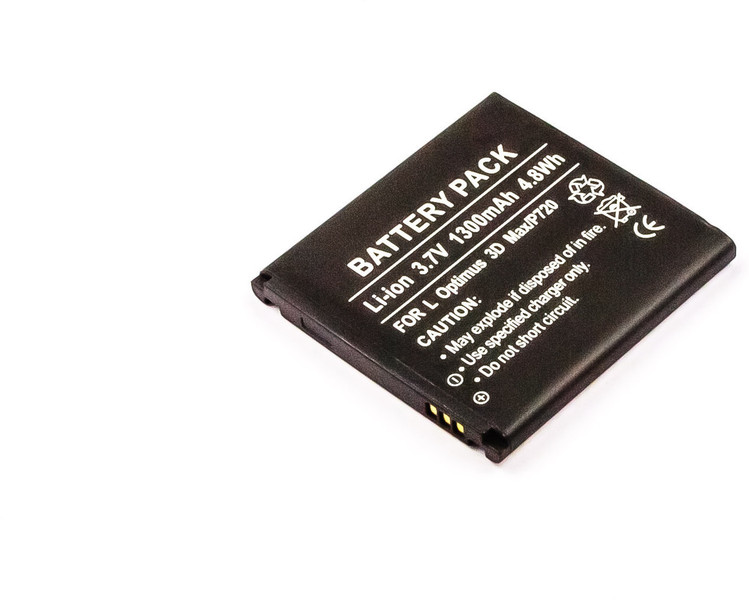 MicroBattery MBXLG-BA0011 Lithium-Ion (Li-Ion) 1300mAh 3.7V rechargeable battery