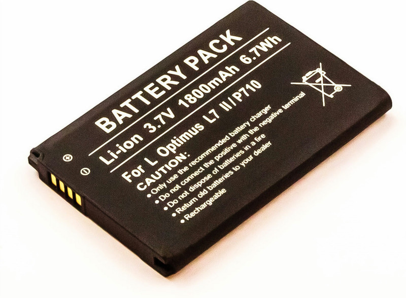 MicroBattery MBXLG-BA0017 Lithium-Ion (Li-Ion) 1800mAh 3.7V rechargeable battery