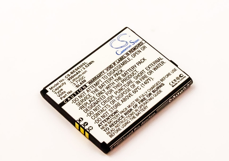 MicroBattery MBXMISC0022 Lithium-Ion (Li-Ion) 950mAh 3.7V rechargeable battery