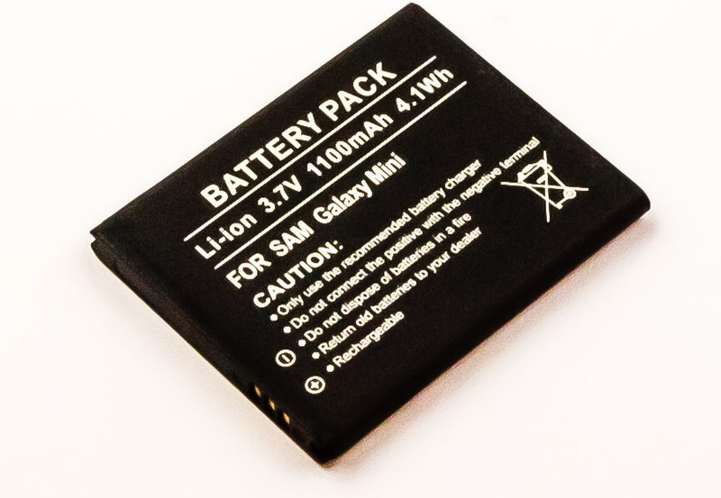 MicroBattery MBXSA-BA0017 Lithium-Ion (Li-Ion) 1100mAh 3.7V rechargeable battery