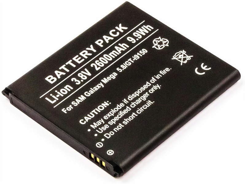 MicroBattery MBXSA-BA0035 Lithium-Ion (Li-Ion) 2600mAh 3.8V rechargeable battery