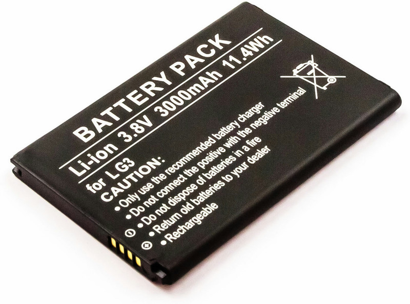 MicroBattery MBXLG-BA0021 Lithium-Ion (Li-Ion) 3000mAh rechargeable battery
