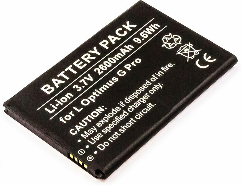 MicroBattery MBXLG-BA0023 Lithium-Ion (Li-Ion) 2600mAh 3.7V rechargeable battery