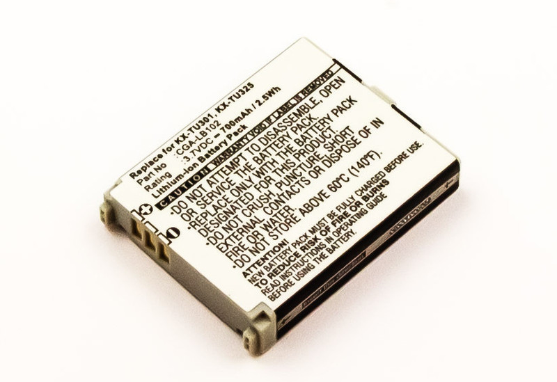 MicroBattery MBXMISC0119 Lithium-Ion (Li-Ion) 700mAh 3.7V Wiederaufladbare Batterie