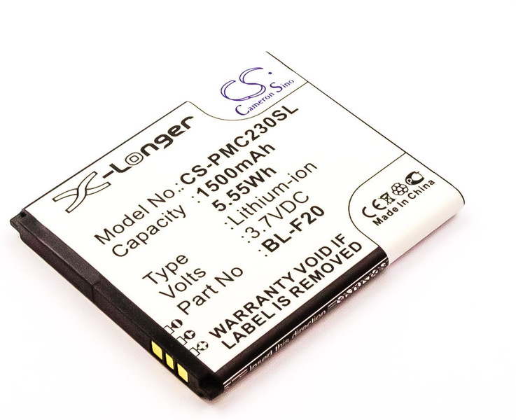 MicroBattery MBXMISC0121 Lithium-Ion (Li-Ion) 1500mAh 3.7V Wiederaufladbare Batterie