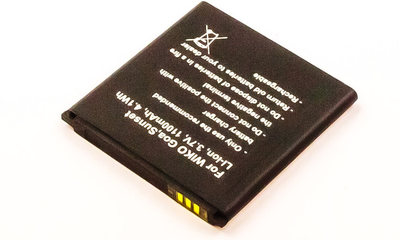 MicroBattery MBXMISC0151 Lithium-Ion (Li-Ion) 1200mAh 3.7V rechargeable battery