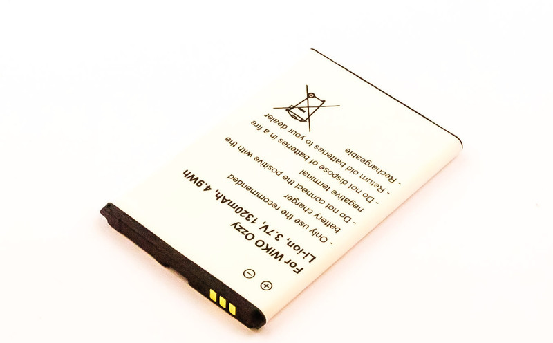 MicroBattery MBXMISC0159 Lithium-Ion (Li-Ion) 1320mAh 3.7V rechargeable battery