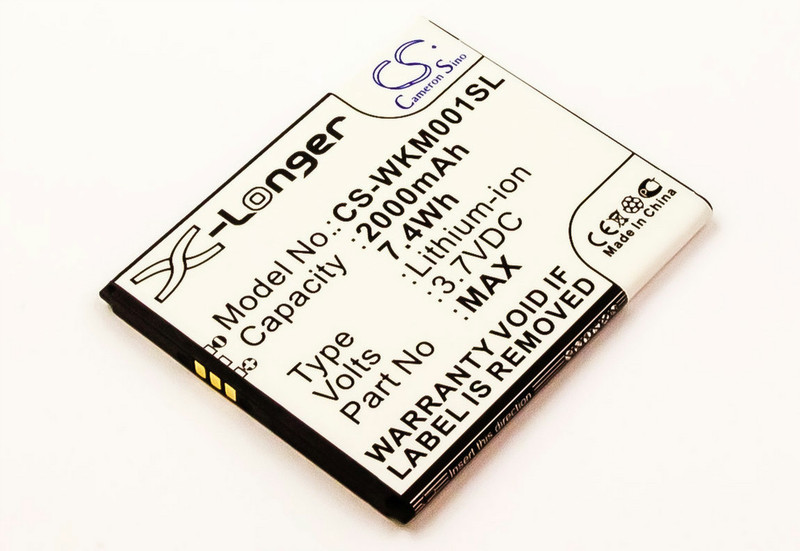 MicroBattery MBXMISC0161 Литий-ионная (Li-Ion) 2000мА·ч 3.7В аккумуляторная батарея