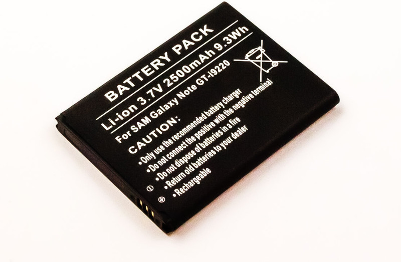 MicroBattery MBXSA-BA0057 Lithium-Ion (Li-Ion) 2500mAh 3.7V rechargeable battery