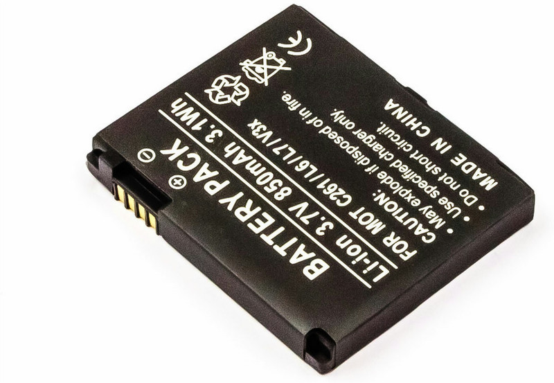 MicroBattery MBXMO-BA0008 Lithium-Ion (Li-Ion) 850mAh 3.7V Wiederaufladbare Batterie