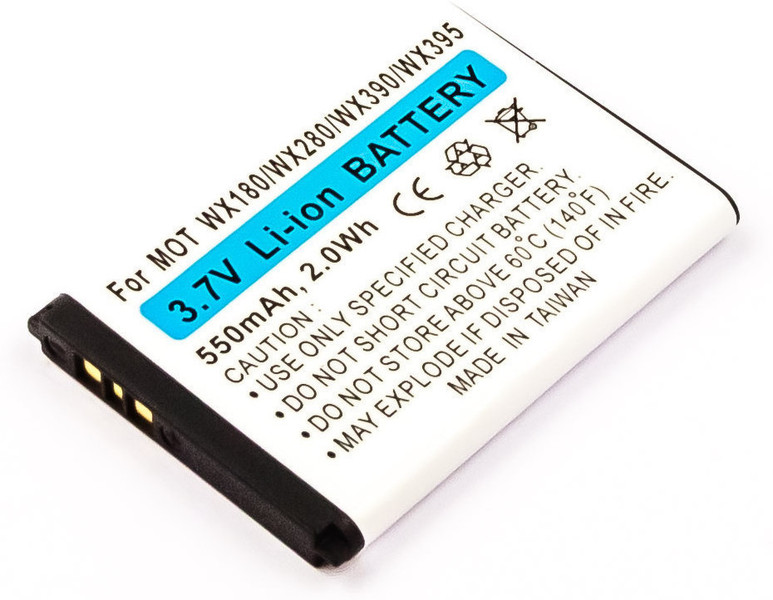 MicroBattery MBXMO-BA0010 Lithium-Ion (Li-Ion) 550mAh 3.7V rechargeable battery