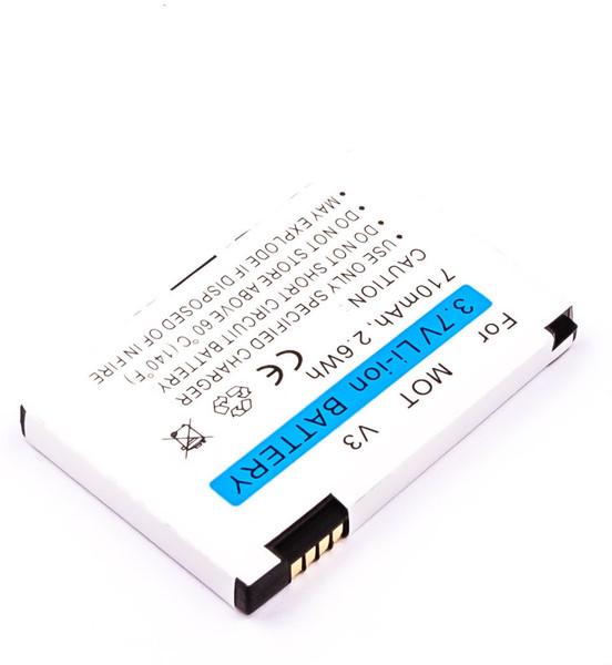 MicroBattery MBXMO-BA0013 Lithium-Ion (Li-Ion) 710mAh 3.7V rechargeable battery
