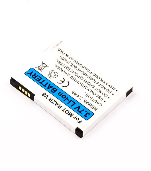 MicroBattery MBXMO-BA0017 Lithium-Ion (Li-Ion) 650mAh 3.7V rechargeable battery