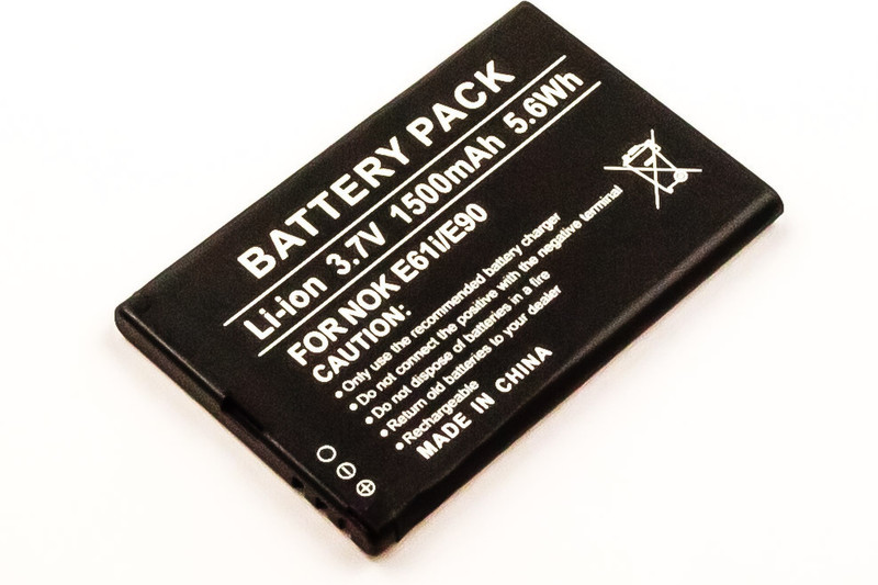 MicroBattery MBXNOK-BA0031 Литий-ионная (Li-Ion) 1500мА·ч 3.7В аккумуляторная батарея
