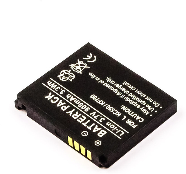 MicroBattery MBXLG-BA0033 Lithium-Ion (Li-Ion) 900mAh 3.7V Wiederaufladbare Batterie
