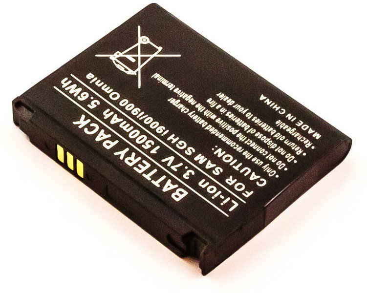 MicroBattery MBXSA-BA0038 Lithium-Ion (Li-Ion) 1500mAh 3.7V rechargeable battery
