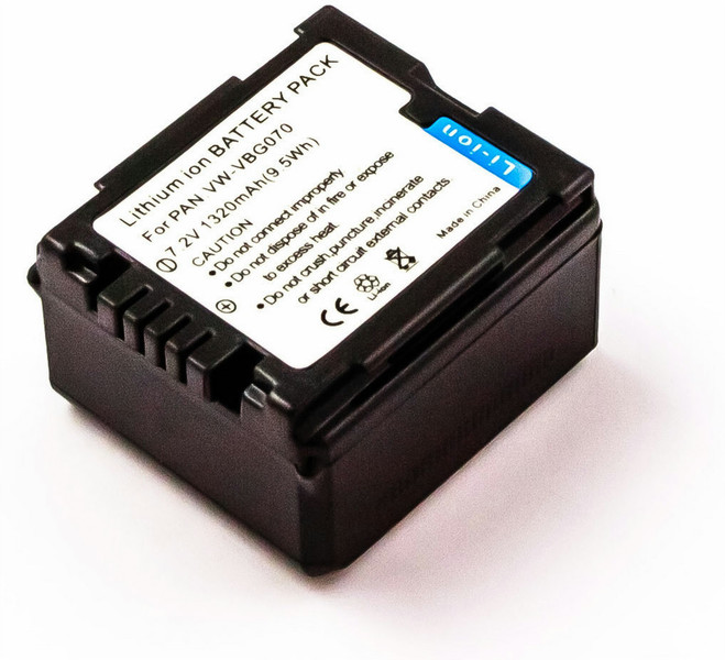 MicroBattery MBCAM0037 Lithium-Ion (Li-Ion) 1320mAh 7.2V Wiederaufladbare Batterie