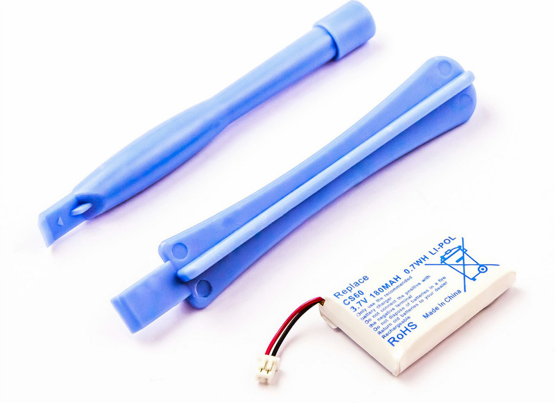 MicroBattery MBHS0011 Lithium Polymer (LiPo) 180mAh 3.7V rechargeable battery