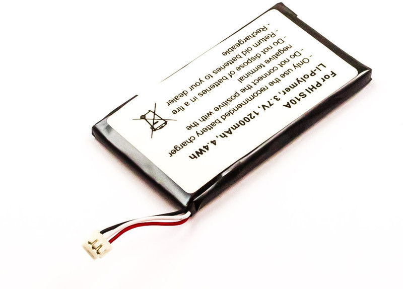 MicroBattery MBCP0063 Lithium-Ion (Li-Ion) 1200mAh 3.7V rechargeable battery