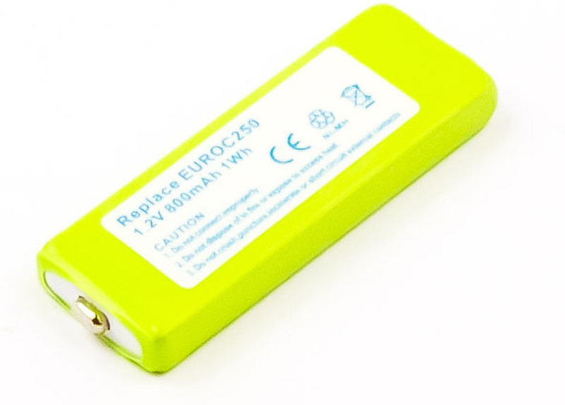 MicroBattery MBCP0081 Nickel Metal Hydride 800mAh 1.2V rechargeable battery
