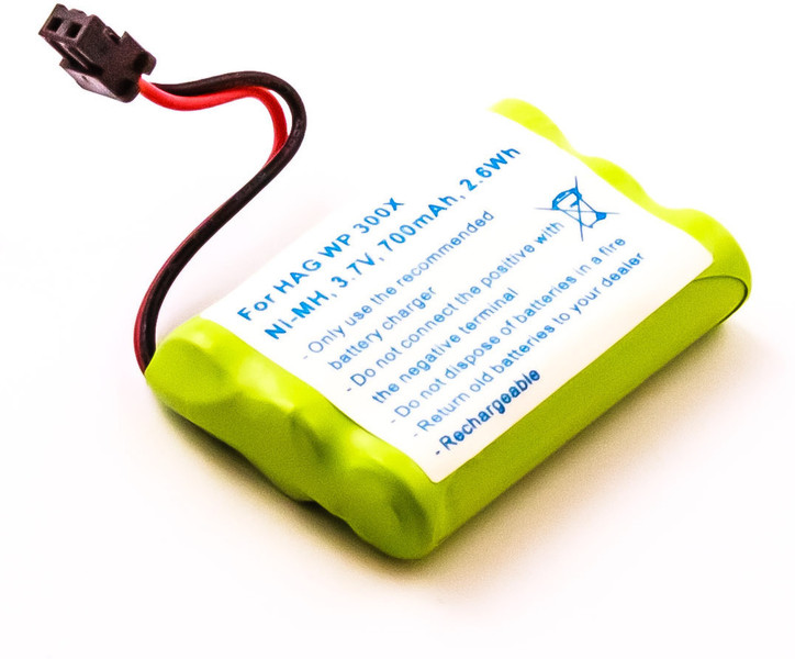 MicroBattery MBCP0044 Nickel Metall-Hydrid 700mAh 3.7V Wiederaufladbare Batterie