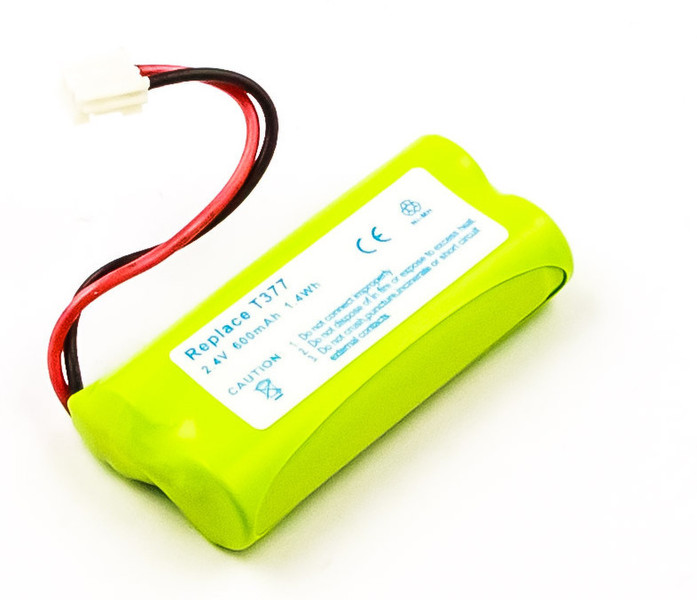 MicroBattery MBCP0045 Nickel Metal Hydride 600mAh 2.4V rechargeable battery