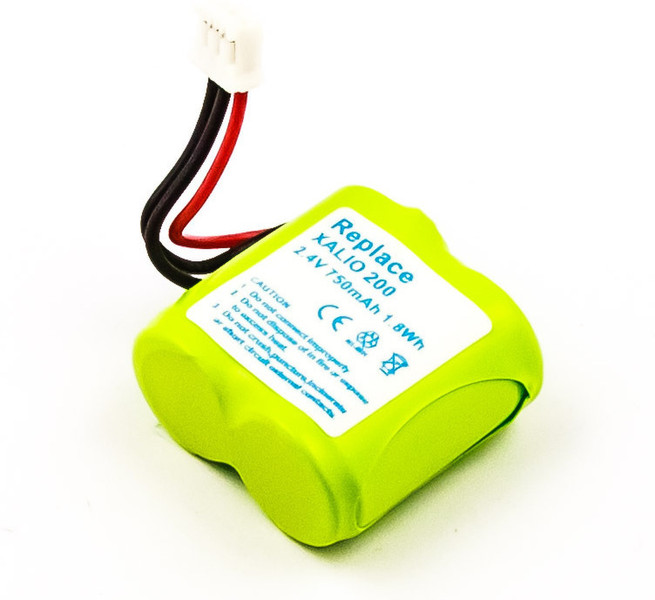 MicroBattery MBCP0057 Nickel Metal Hydride 750mAh 2.4V rechargeable battery