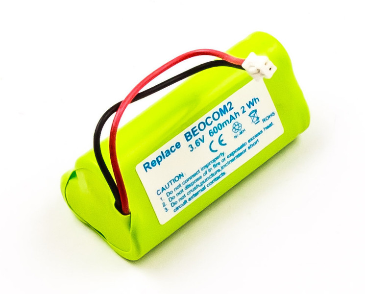 MicroBattery MBCP0025 Nickel Metal Hydride 600mAh 3.6V rechargeable battery