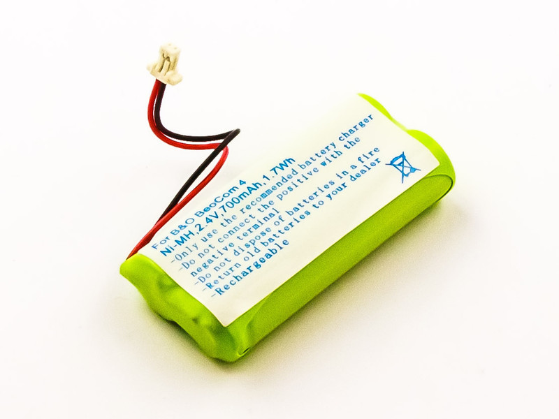 MicroBattery MBCP0026 Nickel Metall-Hydrid 700mAh 2.4V Wiederaufladbare Batterie