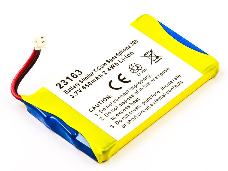 MicroBattery MBCP0027 Lithium-Imid 650mAh 3.7V Wiederaufladbare Batterie