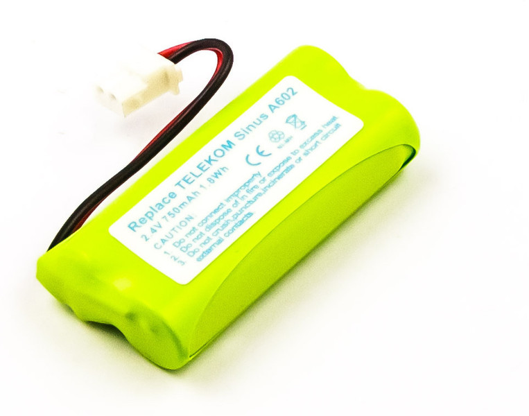 MicroBattery MBCP0029 Nickel Metal Hydride 750mAh 2.4V rechargeable battery