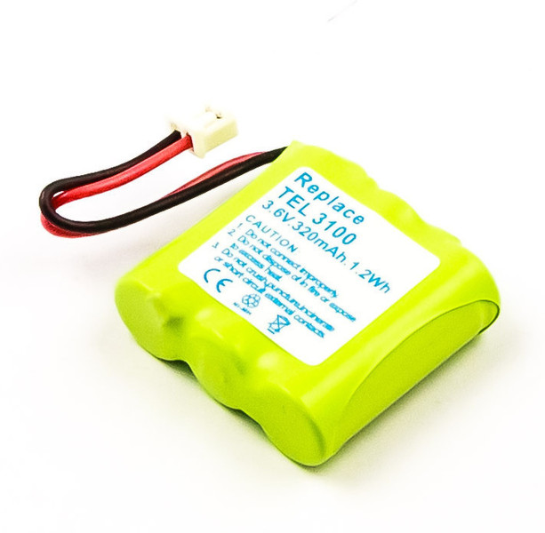 MicroBattery MBCP0046 Nickel Metal Hydride 320mAh 3.6V rechargeable battery