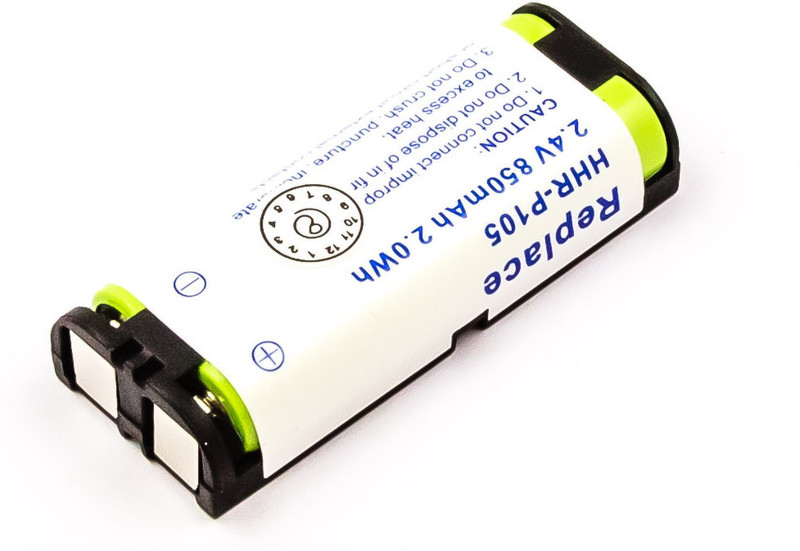 MicroBattery MBCP0053 Nickel Metall-Hydrid 850mAh 2.4V Wiederaufladbare Batterie