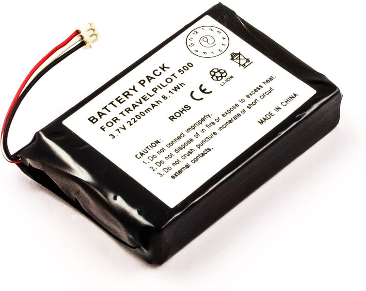 MicroBattery MBGPS0016 Lithium-Ion (Li-Ion) 2200mAh 3.7V rechargeable battery