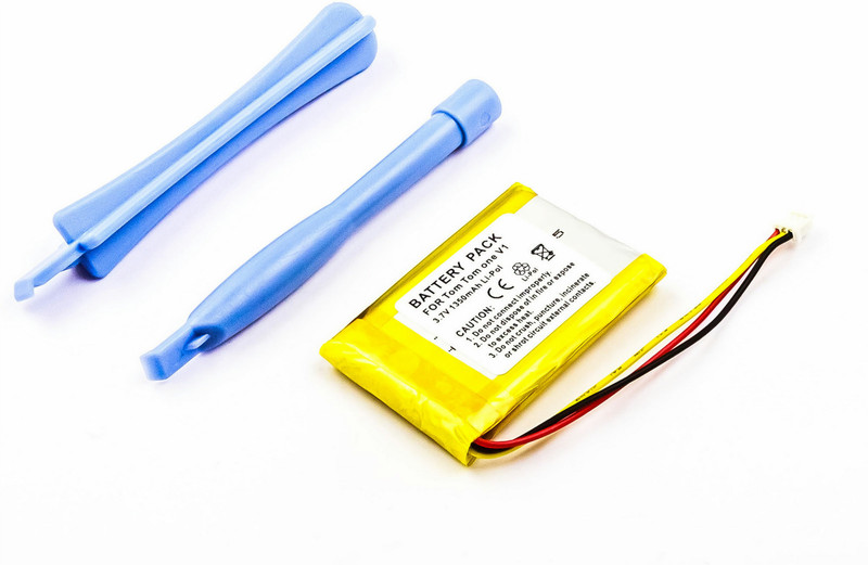 MicroBattery MBGPS0007 Lithium Polymer (LiPo) 1350mAh 3.7V Wiederaufladbare Batterie