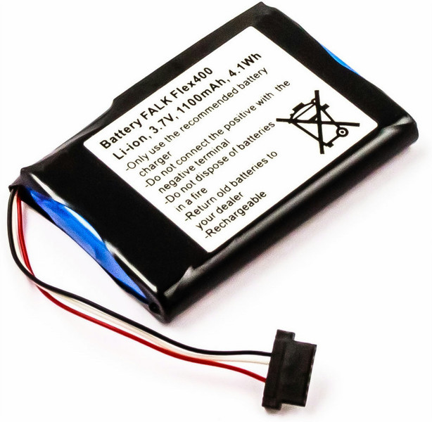 MicroBattery MBGPS0047 Lithium-Ion (Li-Ion) 1100mAh 3.7V rechargeable battery