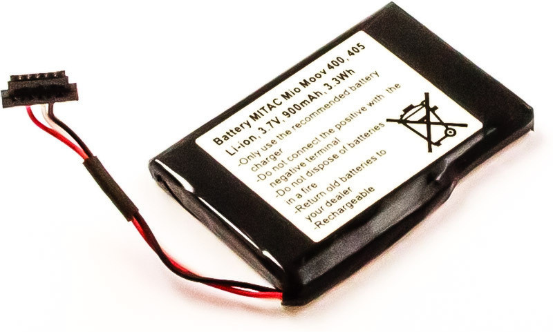 MicroBattery MBGPS0023 Lithium-Ion (Li-Ion) 900mAh 3.7V rechargeable battery