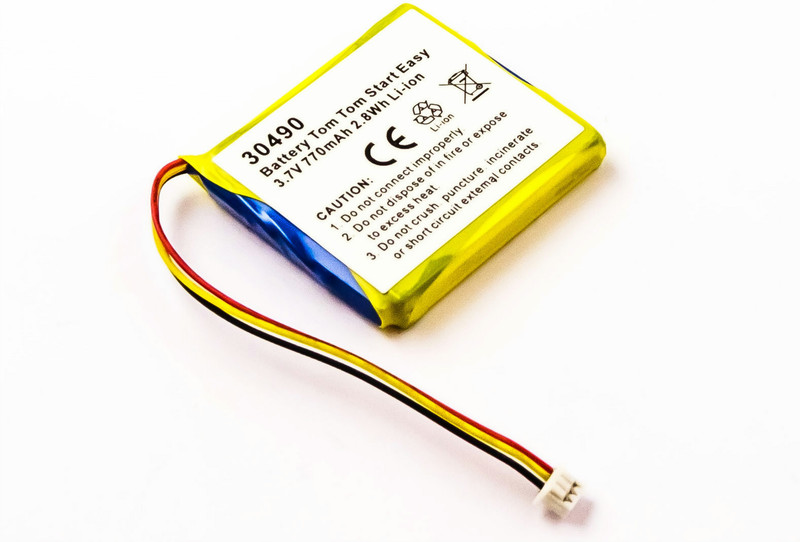 MicroBattery MBGPS0025 Lithium-Ion (Li-Ion) 770mAh 3.7V rechargeable battery